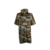 PONCHO POLYESTER CAMO TYPE MILITAIRE